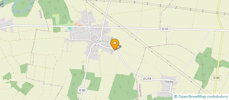 localisation de l'entreprise SAS NTT à ORMOY
