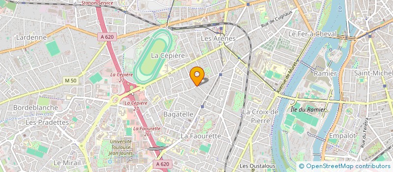 localisation de l'entreprise SAS O'PANIER FRUITS ET LEGUMES à TOULOUSE