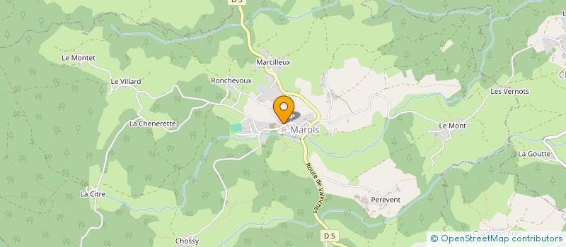 localisation de l'entreprise SAS O SAVEURS DE 2MAINS  MAROLS