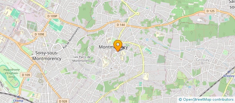 localisation de l'entreprise SAS O2ST  MONTMORENCY