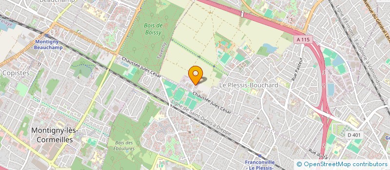 localisation de l'entreprise SAS OASIS FROID & CLIM à LE PLESSIS-BOUCHARD