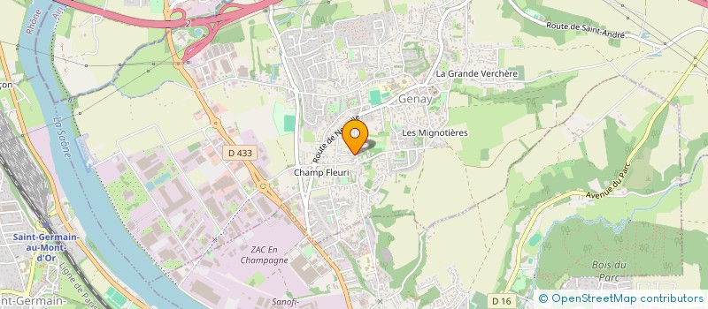 localisation de l'entreprise SAS OBJECTIF AST  LYON