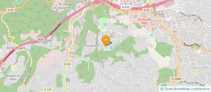 localisation de l'entreprise SAS OBJECTIF CSE à ANTIBES