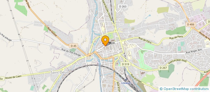 localisation de l'entreprise SAS OCCALISIEUX à LISIEUX