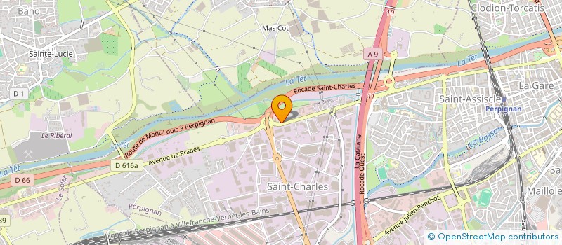 localisation de l'entreprise SAS OCCITANIE TRUCKS DISTRIBUTION  PERPIGNAN