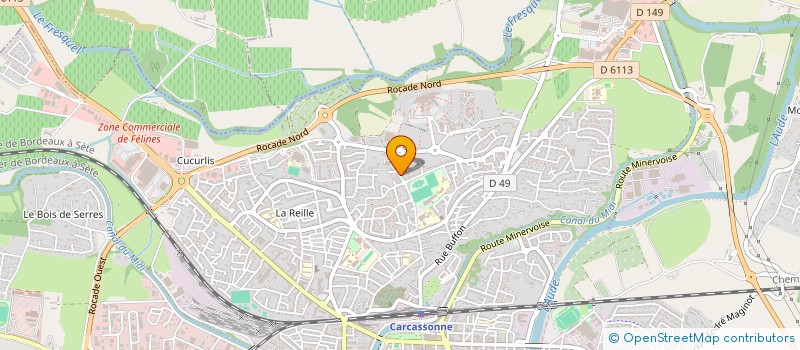 localisation de l'entreprise SAS OCCITHERM11  CARCASSONNE
