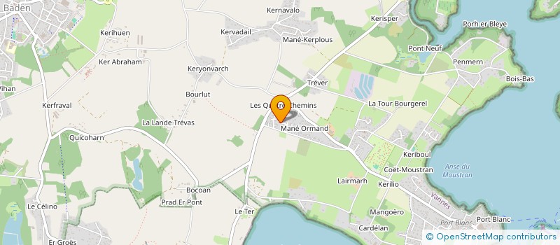 localisation de l'entreprise SAS OCEAN SOLUTIONS  BADEN