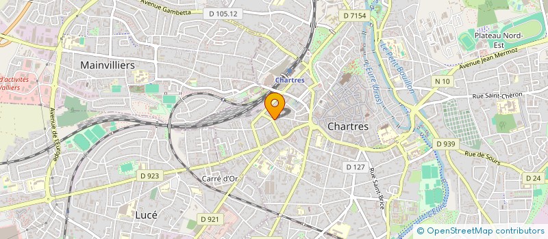 localisation de l'entreprise SAS OCREGRIS à CHARTRES
