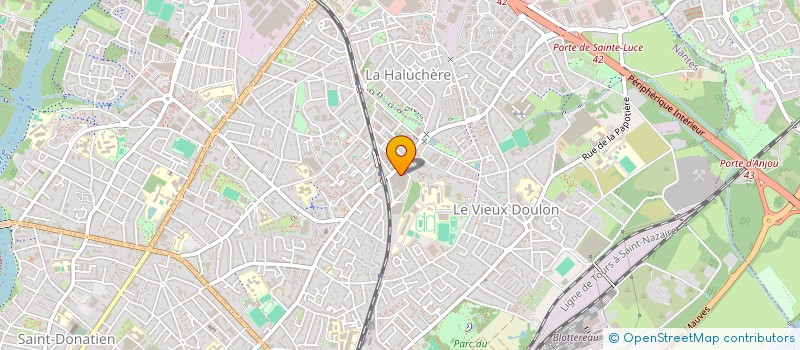 localisation de l'entreprise SAS OCTET 200  NANTES