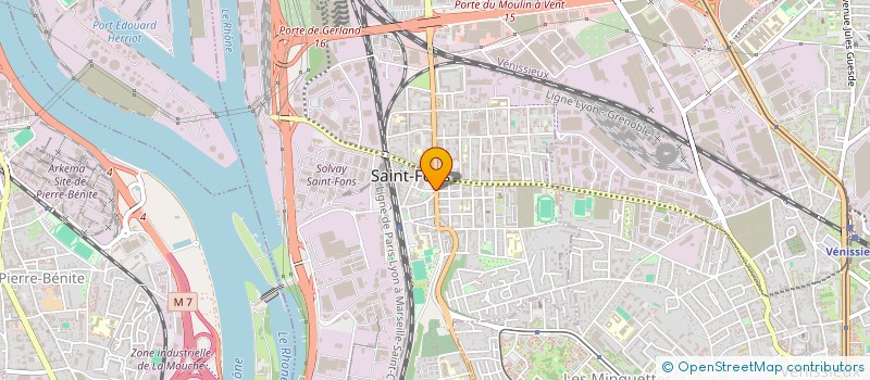 localisation de l'entreprise SAS OD INVEST  SAINT-FONS