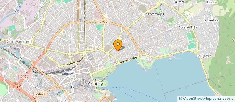 localisation de l'entreprise SAS ODAS SOLUTIONS à ANNECY