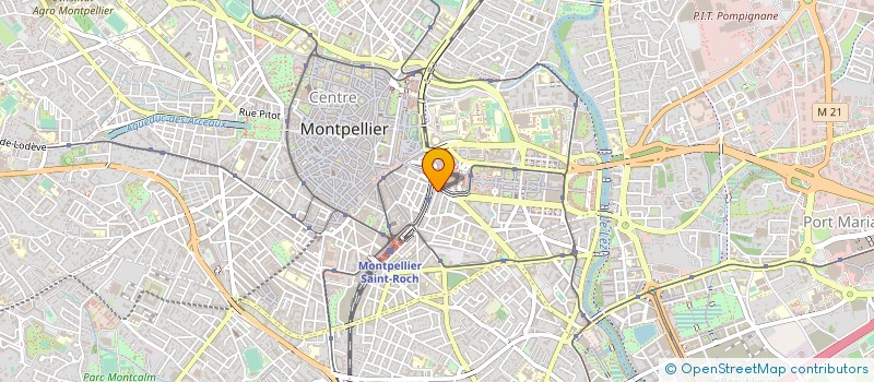localisation de l'entreprise SAS ODP à MONTPELLIER