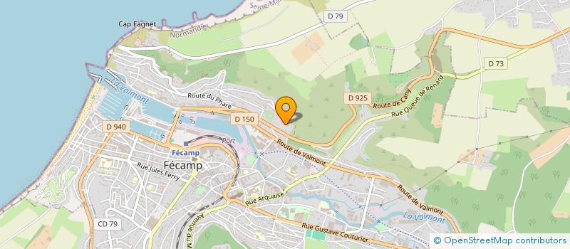 localisation de l'entreprise SAS ODYSSEE à FECAMP