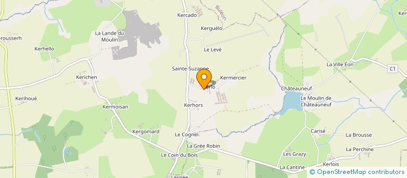 localisation de l'entreprise SAS OEUFS DE KERLO à BIGNAN