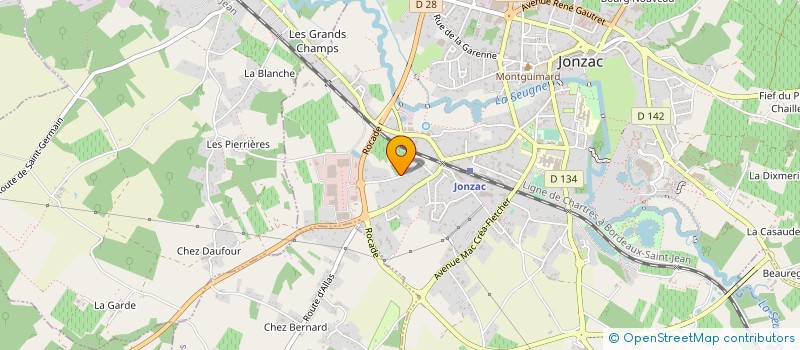 localisation de l'entreprise SAS OFFICE NOTARIAL JONZ'ACTE  JONZAC