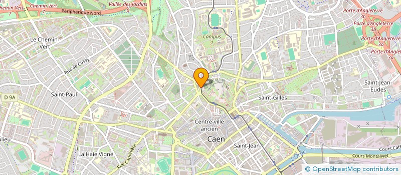 localisation de l'entreprise SAS OGF à CAEN