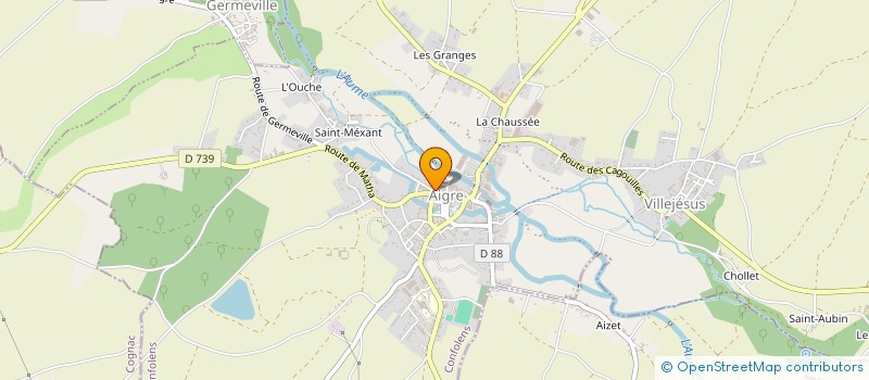 localisation de l'entreprise SAS OHANA ENERGIE à RANVILLE-BREUILLAUD