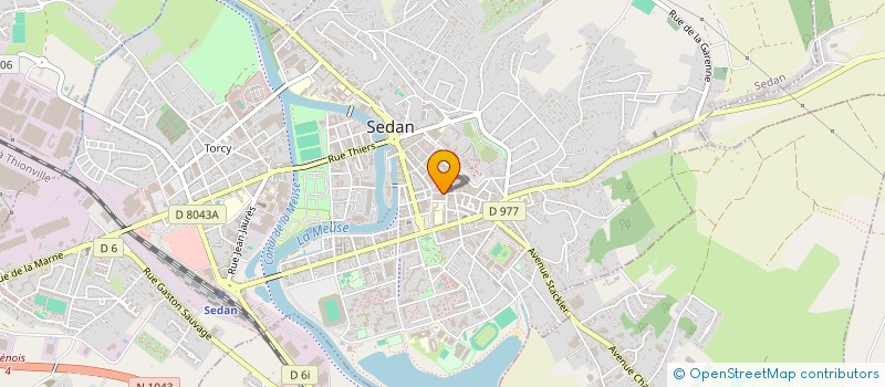 localisation de l'entreprise SAS OL à SEDAN