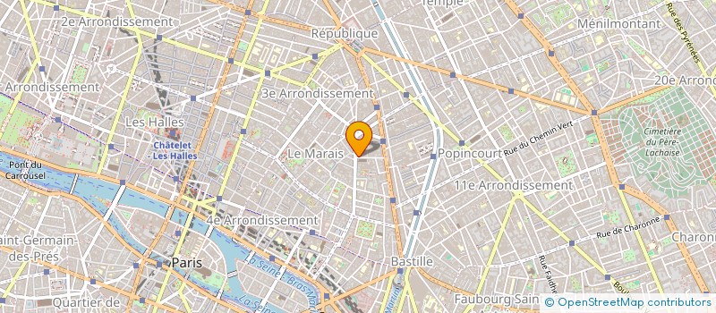 localisation de l'entreprise SAS OLIVIER  PARIS