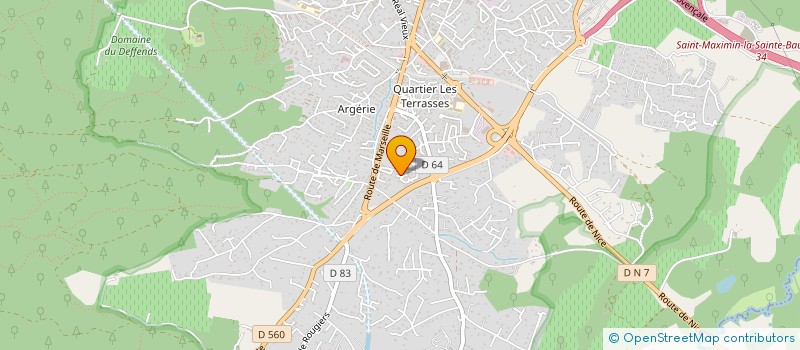 localisation de l'entreprise SAS OLIVIER CASORLA à SAINT-MAXIMIN-LA-SAINTE-BAUME
