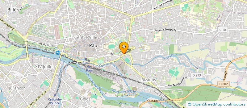localisation de l'entreprise SAS OLR à PAU