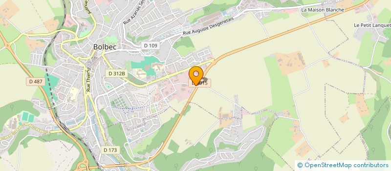 localisation de l'entreprise SAS OLSAN CONTROLE  BOLBEC