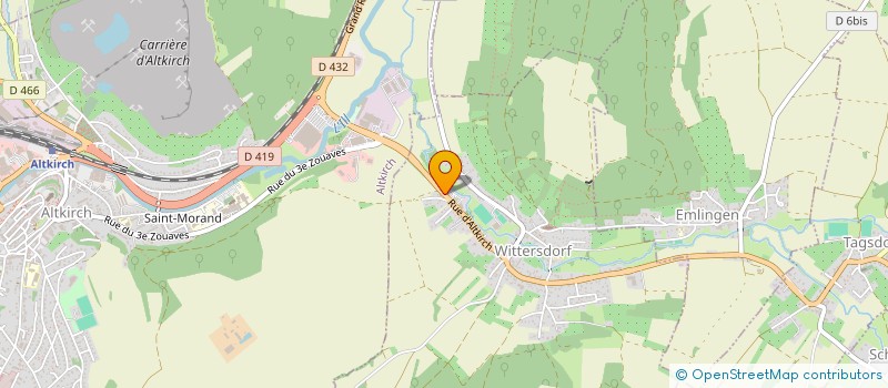 localisation de l'entreprise SAS OLYMP FORM  WITTERSDORF