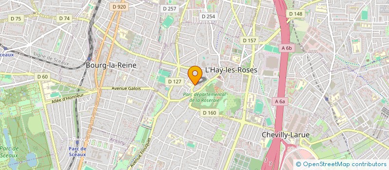 localisation de l'entreprise SAS OM AURIGE CONSEIL  L'HAY-LES-ROSES