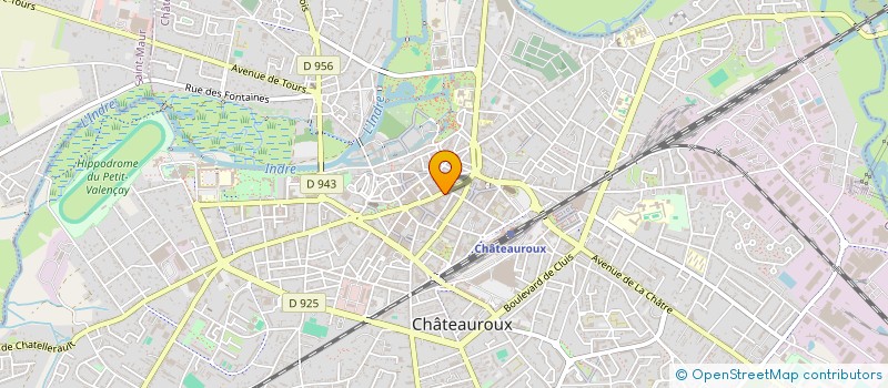 localisation de l'entreprise SAS OMALIA à CHATEAUROUX