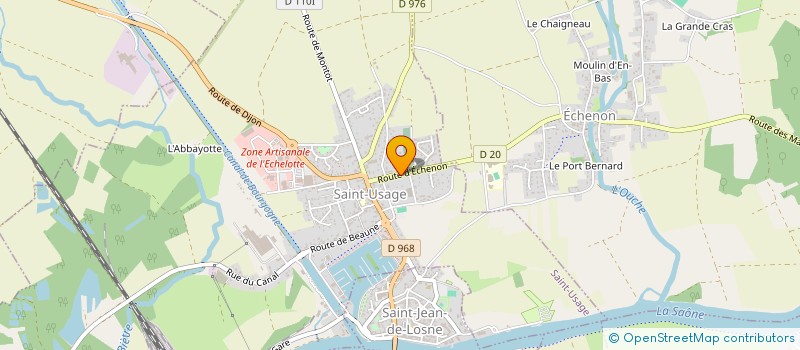 localisation de l'entreprise SAS OMNIA IMMO  SAINT-USAGE