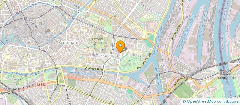 localisation de l'entreprise SAS ONEL à STRASBOURG