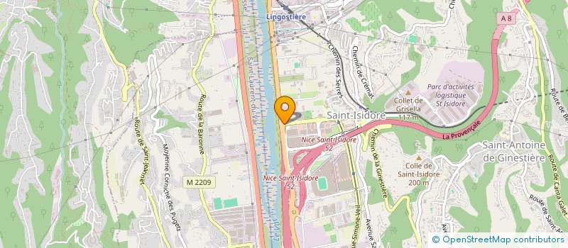 localisation de l'entreprise SAS OP  NICE