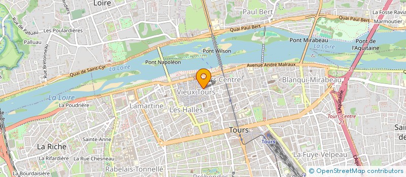 localisation de l'entreprise SAS OPC  SAINT-AVERTIN