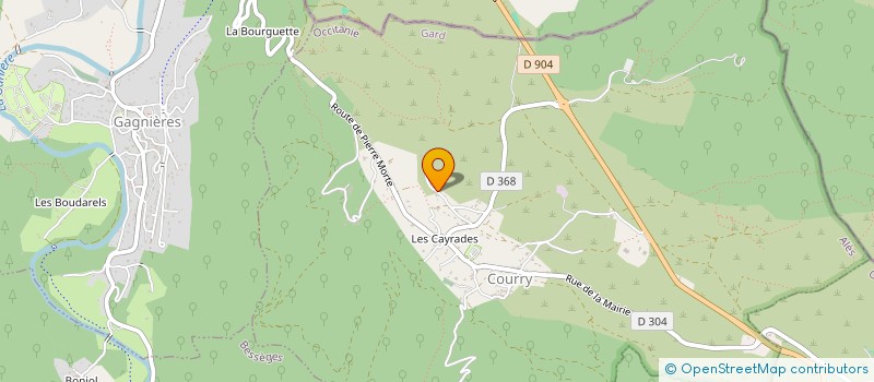 localisation de l'entreprise SAS ORAMBRA  COURRY