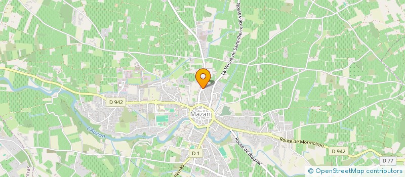 localisation de l'entreprise SAS ORANEX  MAZAN