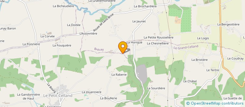 localisation de l'entreprise SAS ORION à BRECEY