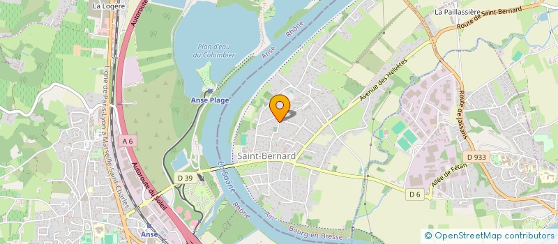 localisation de l'entreprise SAS ORIZON AMENAGEMENT  SAINT-BERNARD