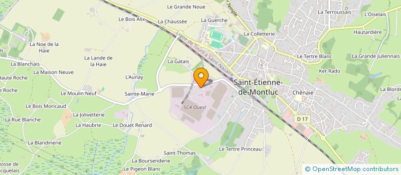 localisation de l'entreprise SAS ORSEAU à CORDEMAIS