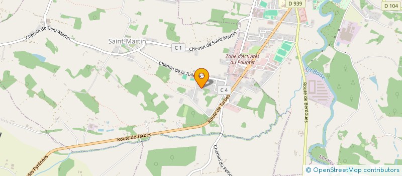 localisation de l'entreprise SAS ORTHOLAN CLEMENT  SAINT-MEDARD