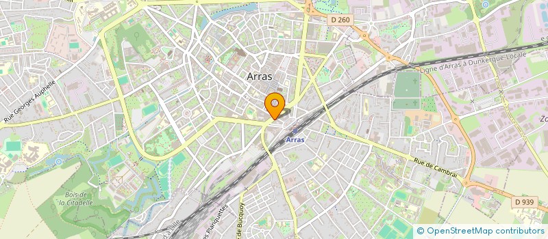 localisation de l'entreprise SAS ORTHOPULSE à ARRAS