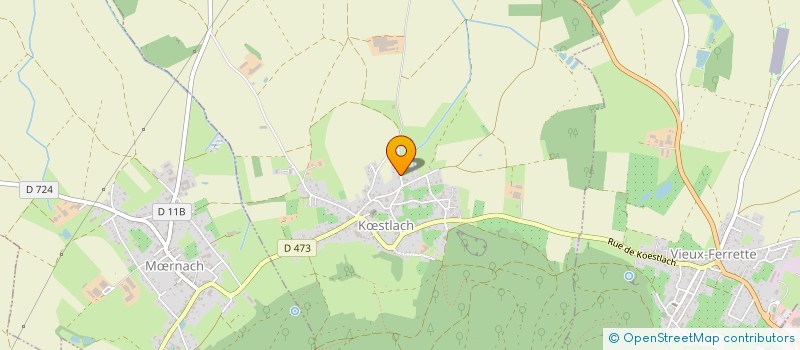 localisation de l'entreprise SAS OSER  KSTLACH