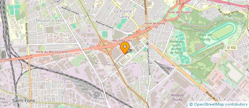 localisation de l'entreprise SAS OSTERODE RILLIEUX AMENAGEMENT à VENISSIEUX