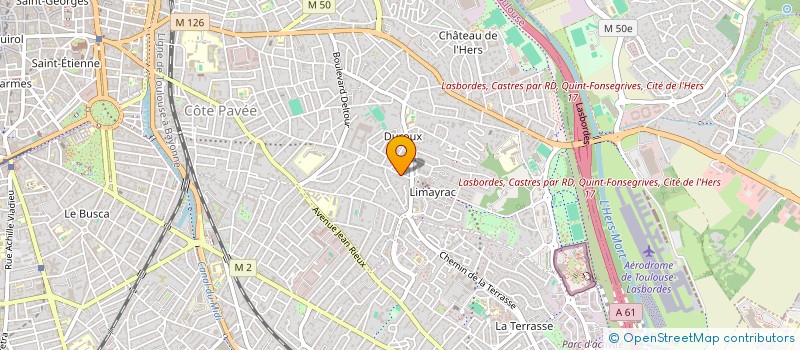 localisation de l'entreprise SAS OTIGES  TOULOUSE