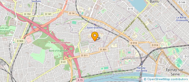 localisation de l'entreprise SAS OTS  SAINT-GRATIEN