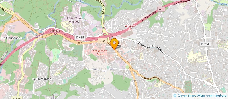 localisation de l'entreprise SAS OTTENWAELDER FILS à ANTIBES