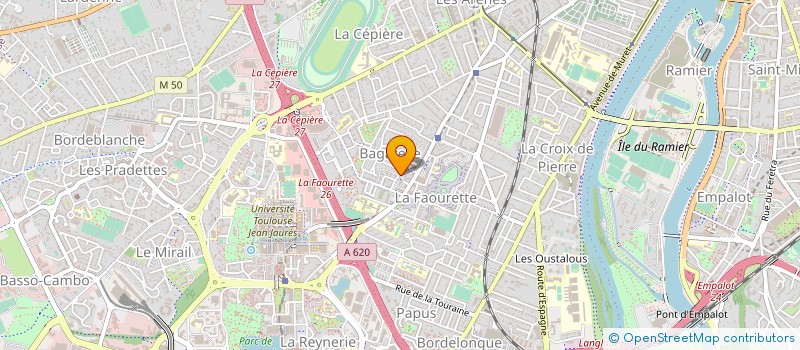 localisation de l'entreprise SAS OUHADDOU à COLOMIERS