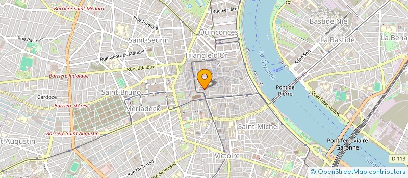 localisation de l'entreprise SAS OULIF à BORDEAUX