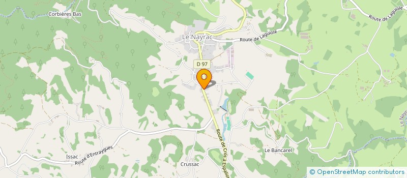 localisation de l'entreprise SAS OUSTRY  LE NAYRAC