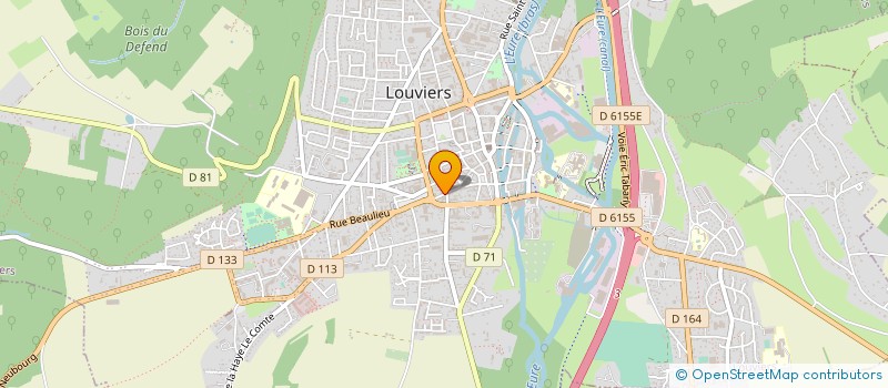 localisation de l'entreprise SAS P-M-R à LOUVIERS