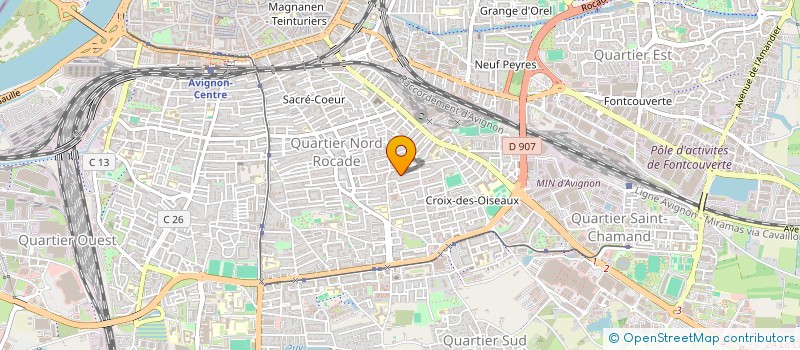 localisation de l'entreprise SAS P.S.R ENERGIE SOLAIRE  AVIGNON